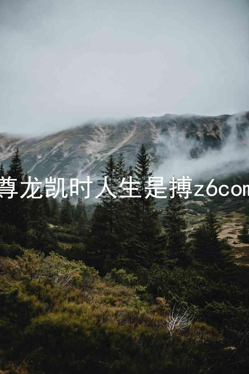 尊龙凯时人生是搏z6com