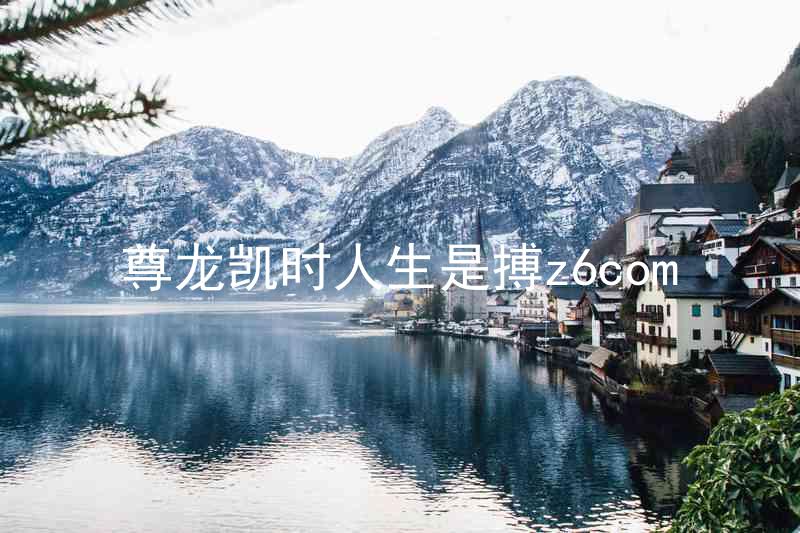 尊龙凯时人生是搏z6com